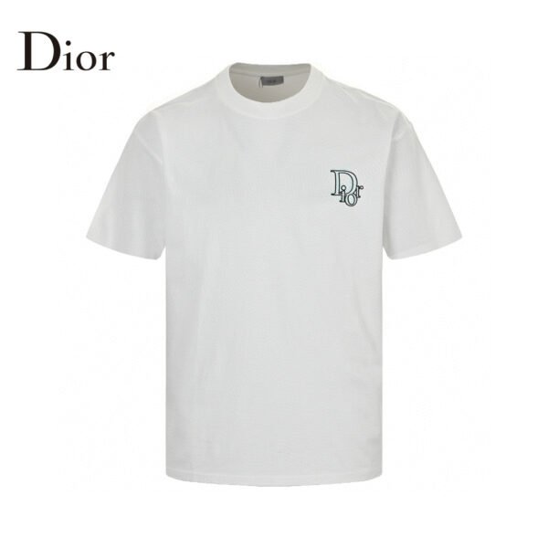 1_bb0f0b78-6e22-4bd3-a206-c756fff33df9 Dior Classic Logo T-Shirt (White)