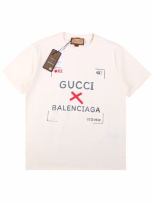 Gucci x Balenciaga Collaboration T-Shirt - White