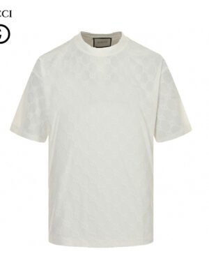 Gucci GG Patterned T-Shirt (White)