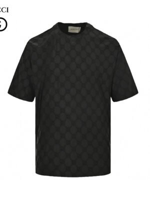 Gucci GG Patterned T-Shirt (Black)
