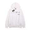 Balenciaga White Logo Hoodie