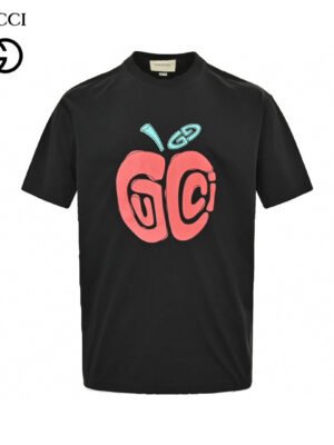 Gucci Apple Logo T-Shirt (Black)