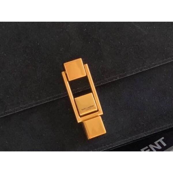 YSSL?Le Carre Satchel Black For Women 9in/23cm YSL