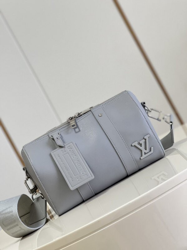 1b0a4fdf LV City Keepall Grey Aerogram For Women, WoBags, Crossbody Bags 10.6in/27cm LV M59328