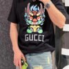 Gucci Dragon Graphic T-shirt Black