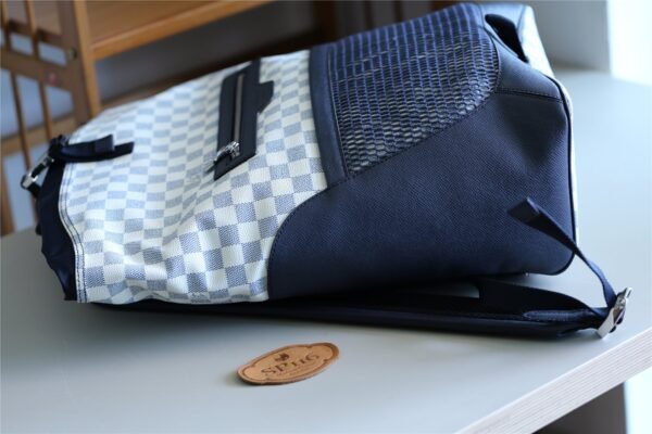 LV Matchpoint Backpack Damier Azur For Men, Bags 17in/43cm LV N40018