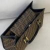 FI Tote Bag 13.8in/35cm Brown For Women FF