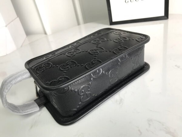 gg Embossed Cosmetic Case Black gg Embossed For Men? 9in/23cm gg495