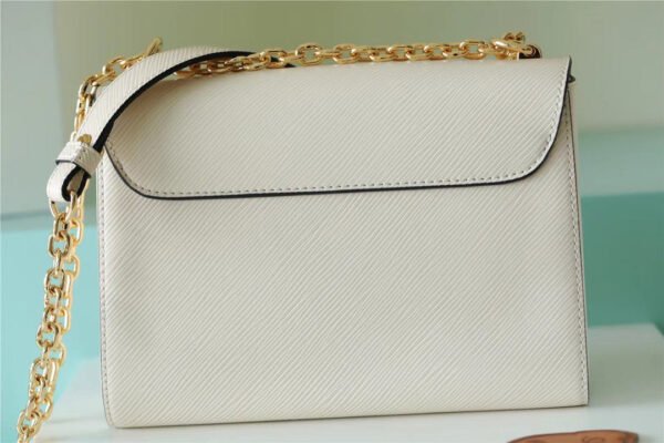 LV Twist MM Epi White For Women, Women¡¯s Bags, Shoulder And Crossbody Bags 9.1in/23cm LV M55513