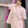 Dior Monogram Shirt (Pink/White)