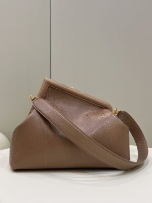 FI First Small Beige Bag For Woman 26cm/10in