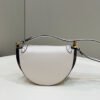 FI Moonlight Saddle White Bag For Woman 19cm/7.5in
