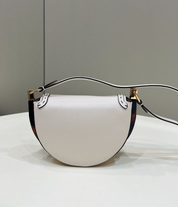 FI Moonlight Saddle White Bag For Woman 19cm/7.5in