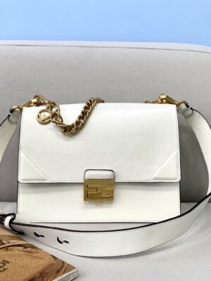 FI Kan U Small White Bag For Woman 25cm/9.5in