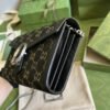 gg Dionysus gg Mini Chain Bag Black And Ivory gg Denim Jacquard For Women 8in/20cm 401231