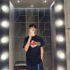 Gucci Black T-Shirt with Heart Graphic