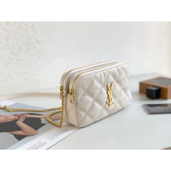 YSSL Becky Crossbody Bag White For Women 7in/18cm YSL P00555149