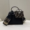 FI Peekaboo Small Black Bag For Woman 23cm/9in