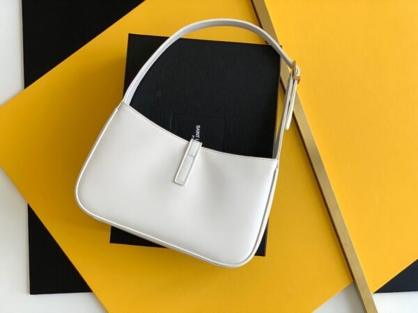 YSSL LE 5 ¨¤ 7 Hobo Bag White Material For Women 9in/23cm YSL 6572282R20W9207