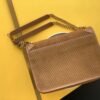 YSSL Niki Medium Chain Bag Brown In Vintage Crinkled With Gold Toned Hardware For Women 11in/28cm YSL