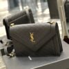 YSSL Gaby Satchel Bag In Black With Gold Toned Hardware For Women 10.2in/26cm 6688631EL071000