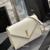 YSSL Gaby Chain Bag White With Gold Hardware For Women 10.4in/27cm YSL