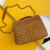 YSSL Loulou Medium Chain Bag In Matelasse "Y" Brown With Gold Hardware For Women 12.5in/32cm YSL 5749461U8C77761