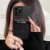 LOEWE iPhone Case With Card Holder Black-LZP241448