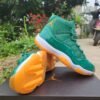 JORDAN 11 Green and Orange