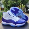 JORDAN 11 Purple and White