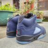 Jordan 5 blue and black