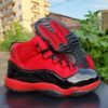 JORDAN 11 Black and Red