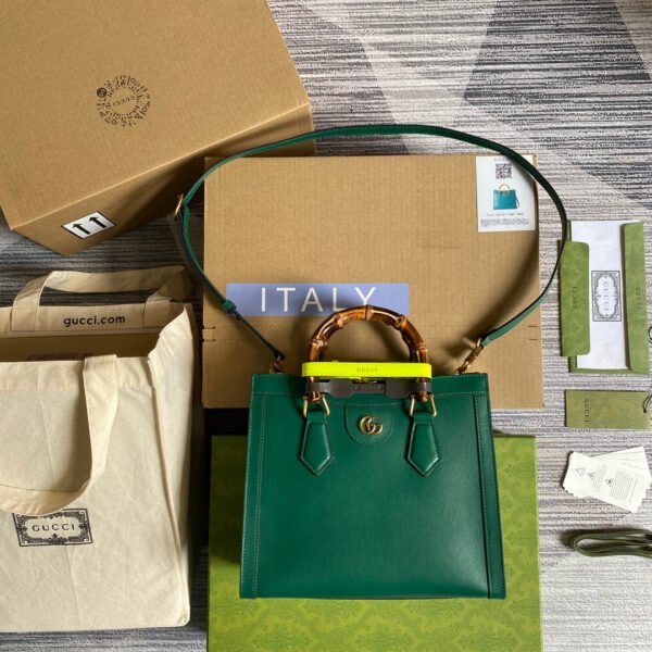 gg Diana Small Tote Bag Green For Women, Women’s Bags 11in/27cm gg ?