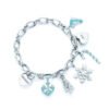 18K T Christmas Tag Bracelet