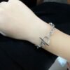 18K Cha?ne D'ancre Encha?n¨¦e H Bracelet