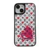 Lou Balloon & Heart Leather iPhone Case