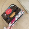 Lou Balloon & Heart Leather iPhone Case