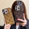 Lou Card Holder Leather iPhone Case