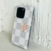 Lou Black & White Sqaure iPhone Case