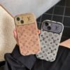 Lou Brown & Black Classic Leather iPhone Case