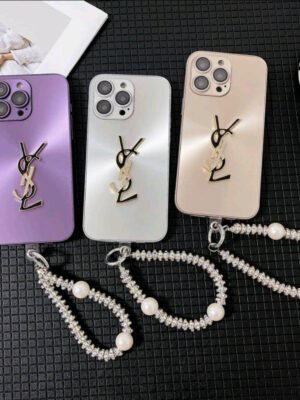 Y-S-L Shine x Mono iPhone Case With Chain