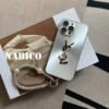 Y-S-L Shine x Mono iPhone Case With Chain