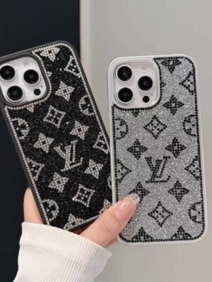 Luxury Glitter Holographic Y - S - L-Inspired iPhone Case ¨C Diamond Shine Edition