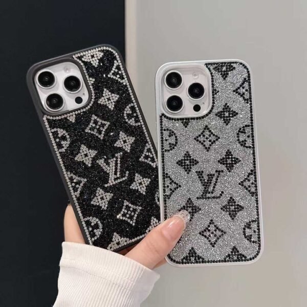 Luxury Glitter Holographic Y - S - L-Inspired iPhone Case ¨C Diamond Shine Edition