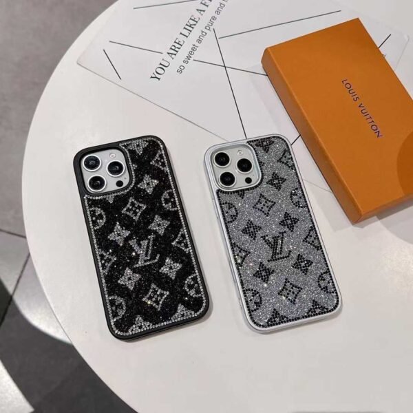 Luxury Glitter Holographic Y - S - L-Inspired iPhone Case ¨C Diamond Shine Edition