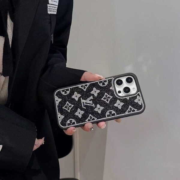 Luxury Glitter Holographic Y - S - L-Inspired iPhone Case ¨C Diamond Shine Edition