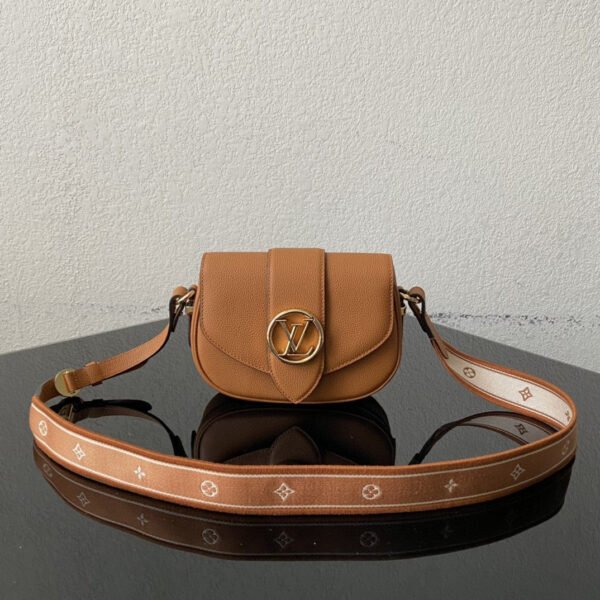 2046b498 LV Point 9 Create By Nicolas Ghesquie?re With Monogram Flower 9.1in/22cm Brown For Women LV M55946