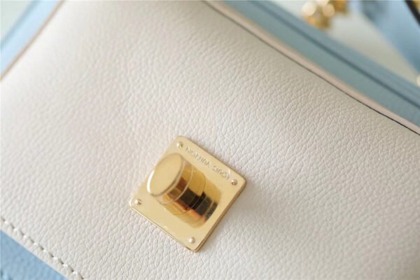 LV Lockme Tender Light Blue For Women, Women¡¯s Handbags, Shoulder And Crossbody Bags 7.5in/19cm LV