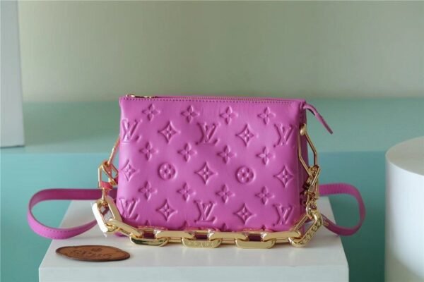 LV Coussin BB Monogram Orchidee Purple For Women, Women¡¯s Bags, Shoulder And Crossbody Bags 8.3in/21cm LV M59396