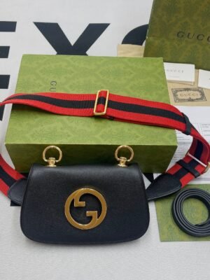 gg Blondie Mini Bag Black For Women, Women’s Bags 8.7in/22cm gg? ?698643 UXXAG 1064